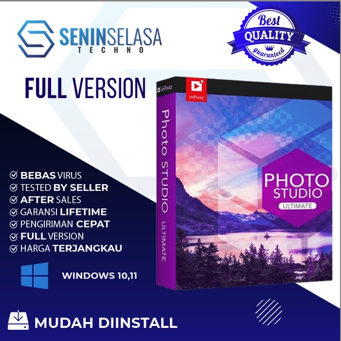 Jual Software Edit Foto InPixio Photo Studio Ultimate 12 WIN