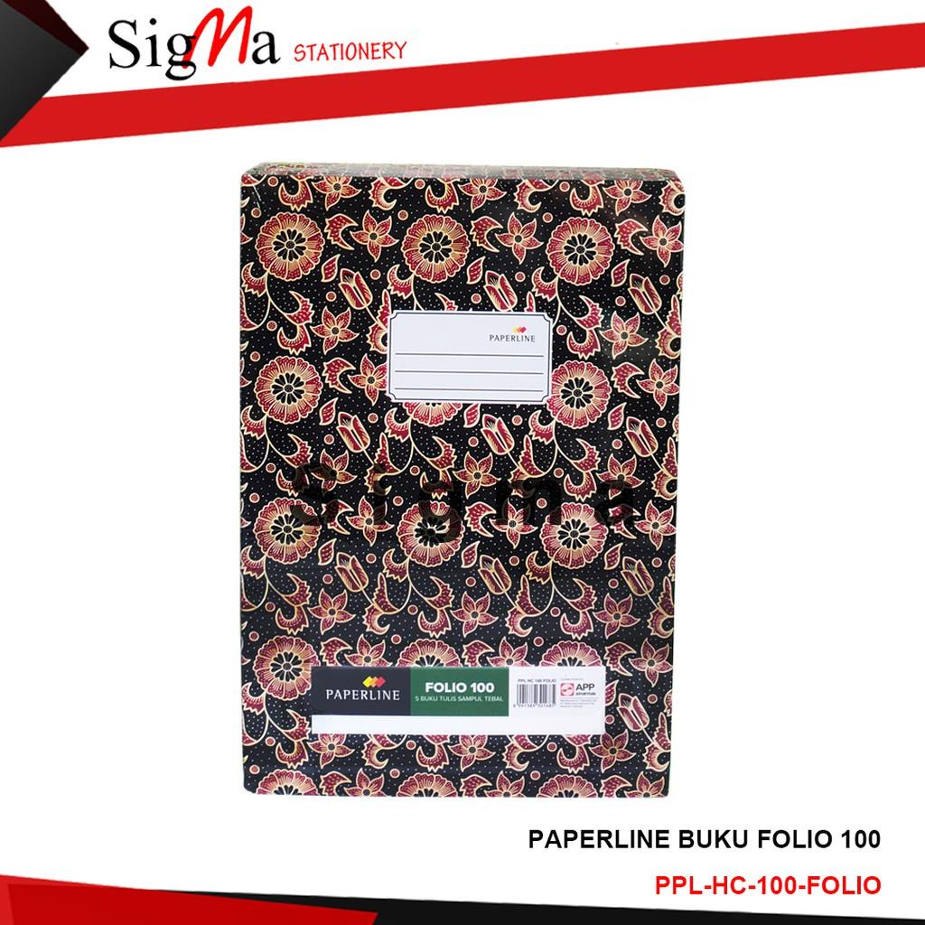 Jual Buku Folio Hard Cover Paperline Isi 100 Lembar Pcs Shopee