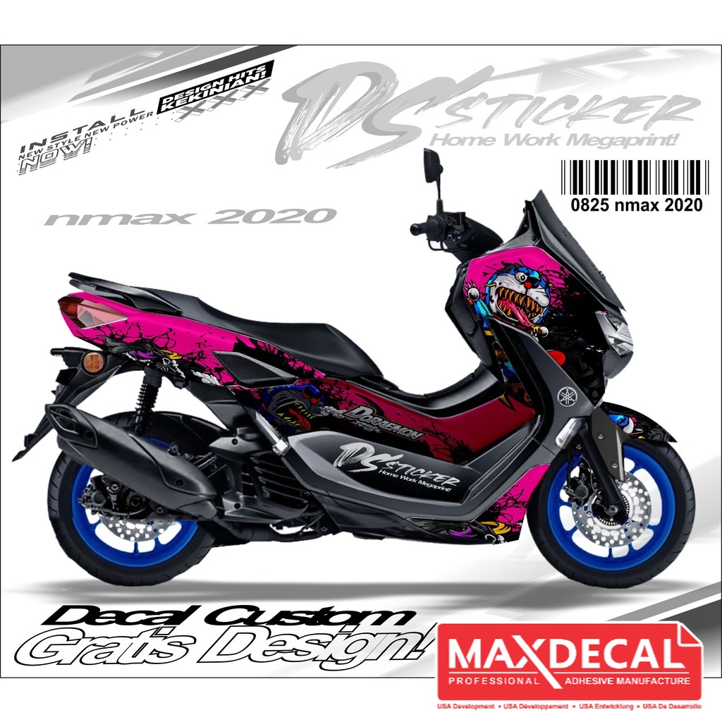 Jual Id Sticker Decal Yamaha Nmax New Fulbody Custom Shopee