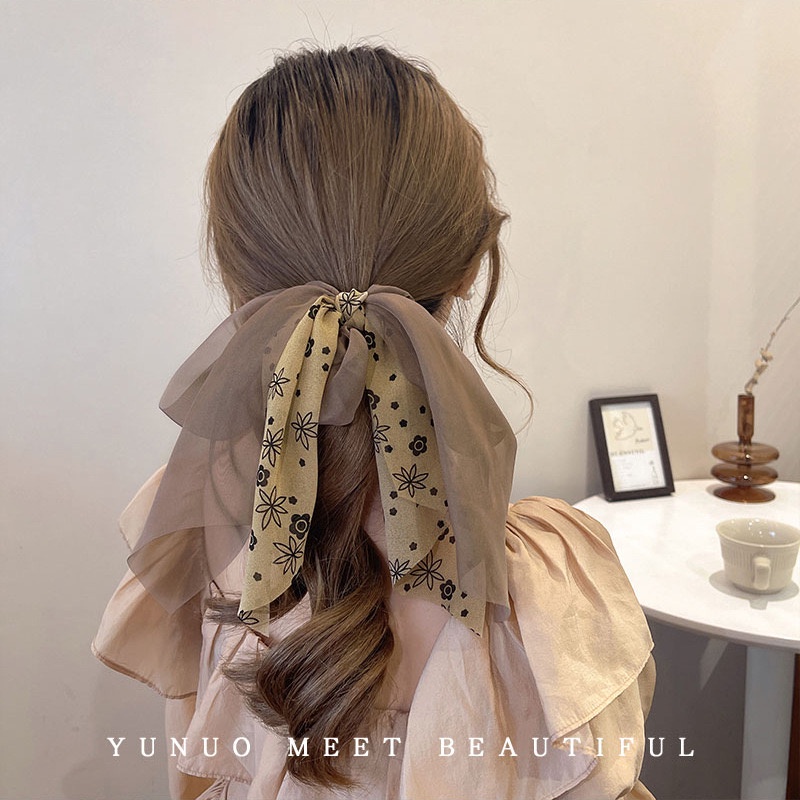 Jual Town Shell Olline Ribbon Korean Scrunchy Scrunchie