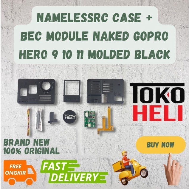 Jual Namelessrc Case Bec Module Naked Gopro Hero Molded Black