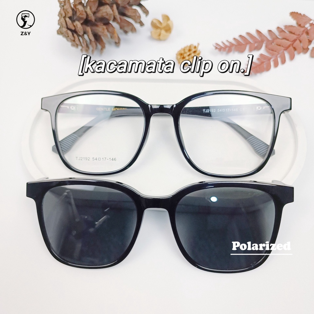 Jual Z Y Cod Kacamata Minus Polarized Pria Wanita Clip On In