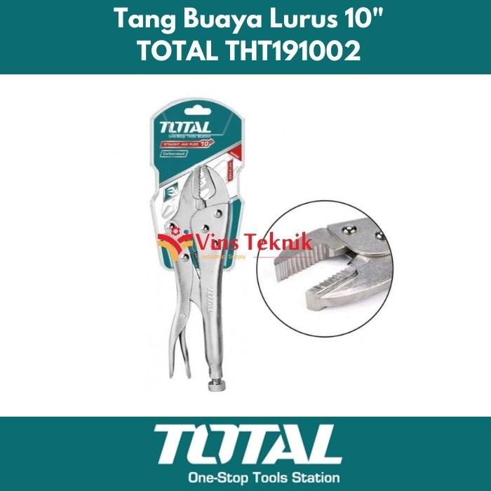 Jual TOTAL THT191002 Straight Jaw Locking Plier Tang Buaya Lurus 10