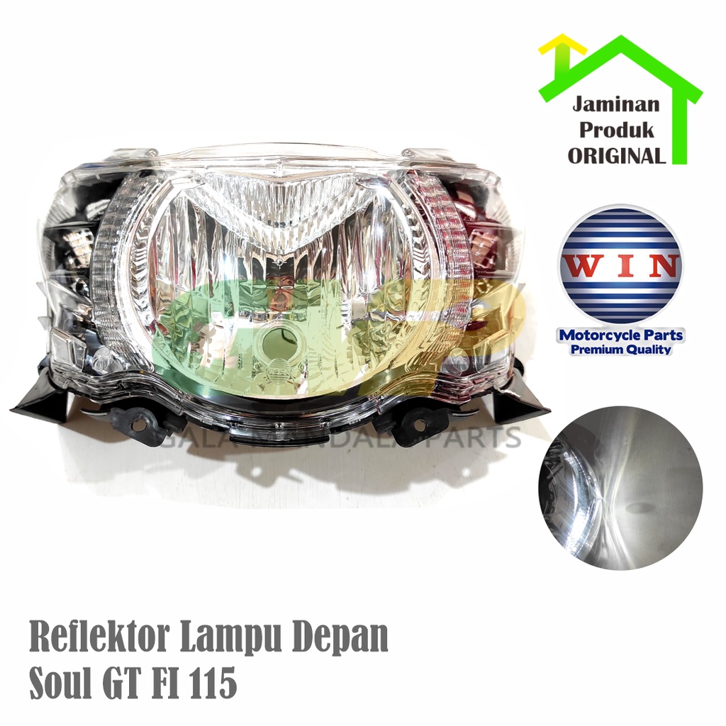 Jual Win Reflektor Yamaha Soul Gt Lampu Depan Mika Headlamp Motor