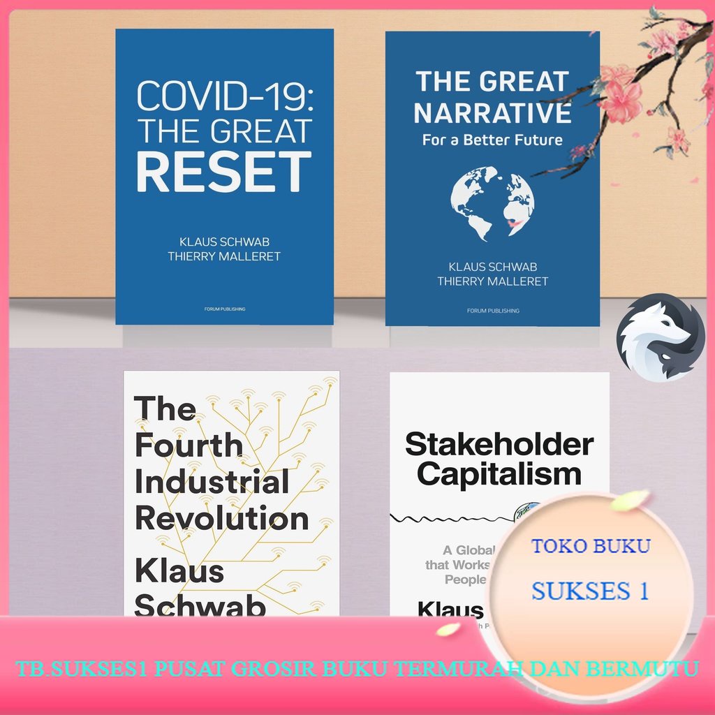 Jual Eng Klaus Schwab Books Collection Covid The Great Reset