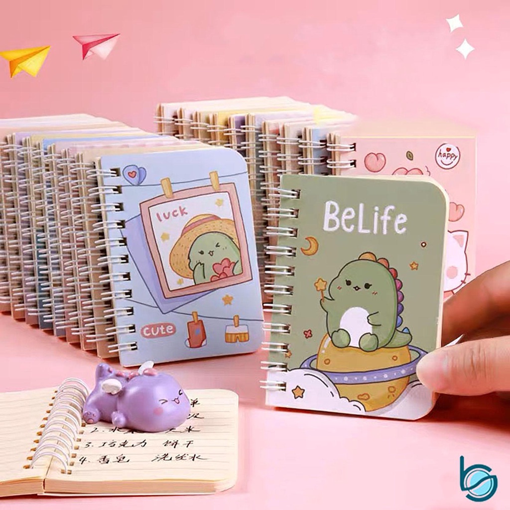 Jual Buku Tulis Mini Ukuran A Cute Mini Notebook Cartoon Motive Buku