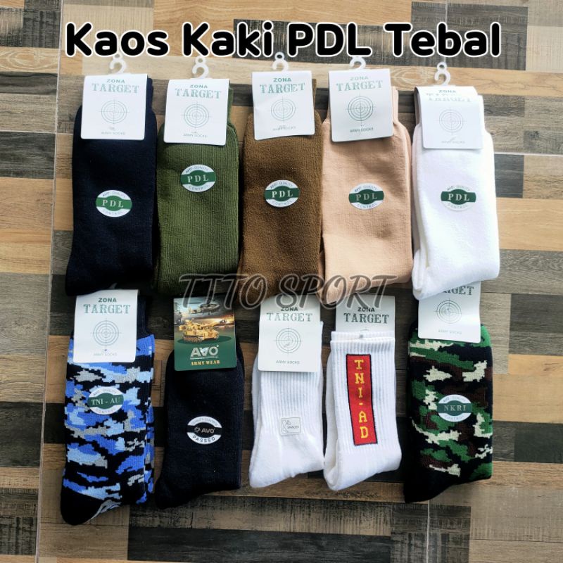 Jual Kaos Kaki Tni Au Ad Al Army Pria Pdl Kuping Target Polri Polisi