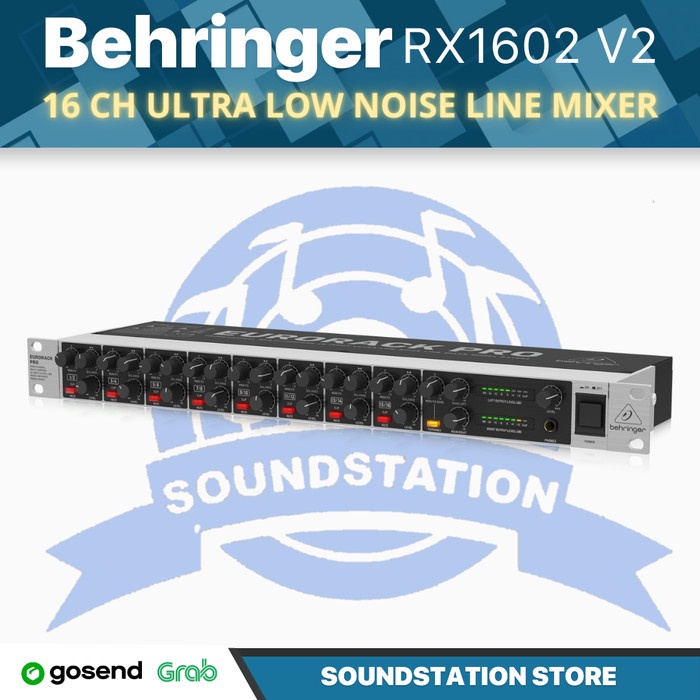 Jual BEHRINGER EURORACK PRO RX1602 V2 16 Input Ultra Low Noise Line