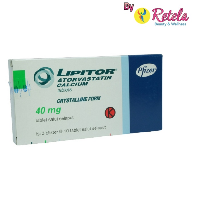 Jual LIPITOR 40MG 1 STRIP 10 TABLET Shopee Indonesia