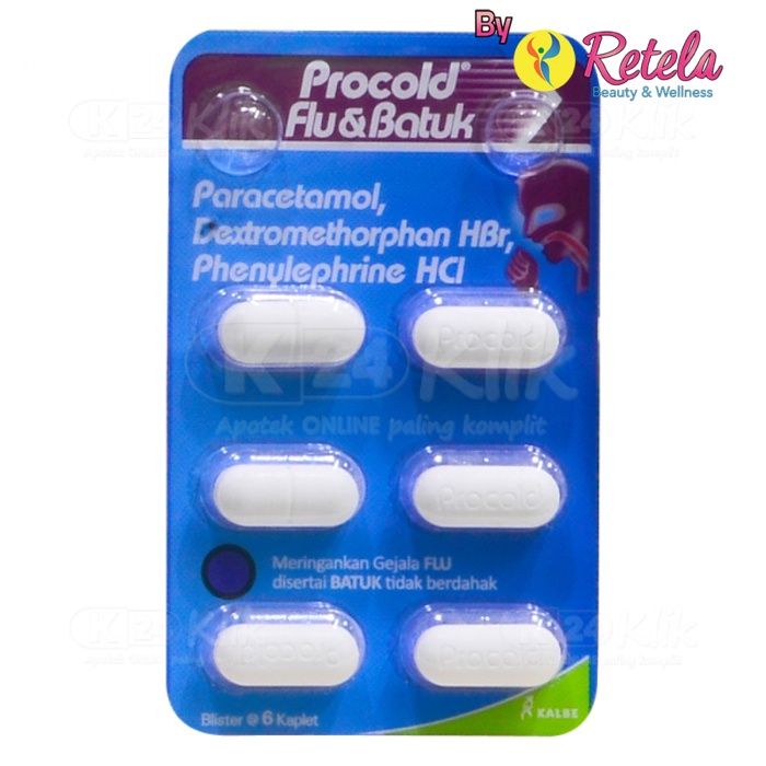 Jual PROCOLD FLU BATUK 1 STRIP 6 TABLET Shopee Indonesia