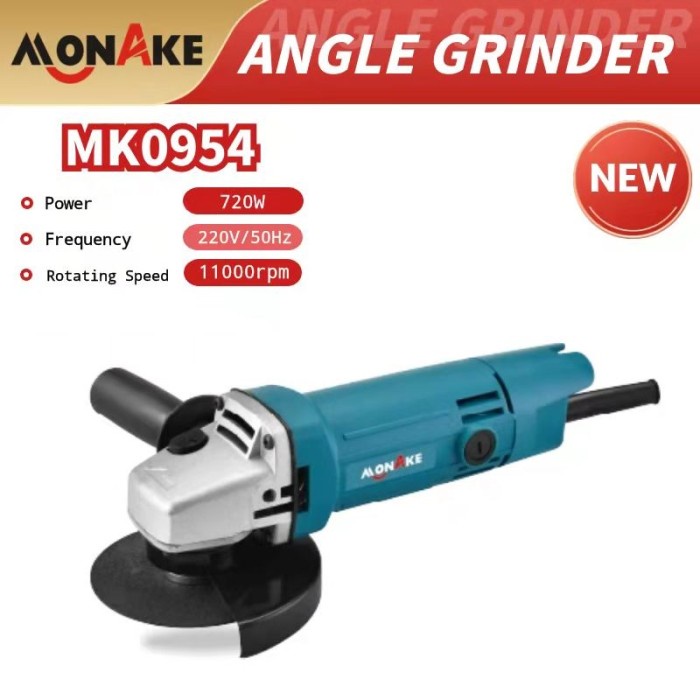 Jual Mesin Gerinda Listrik Monake Angle Grinder Inch Shopee