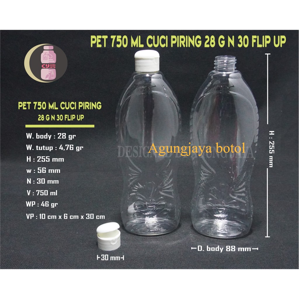 Jual Botol Pet Ml Cuci Piring Tutup Botol Plastik Botol