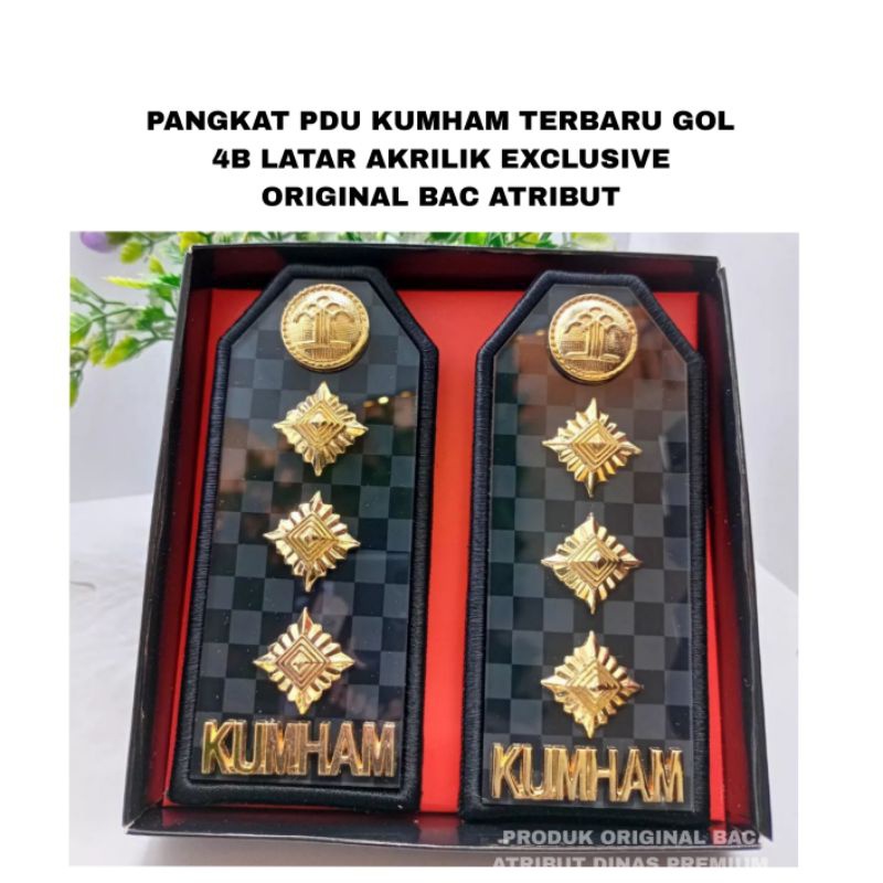 Jual Pangkat Pdu Kumham Terbaru Seluruh Golongan Bac Shopee Indonesia