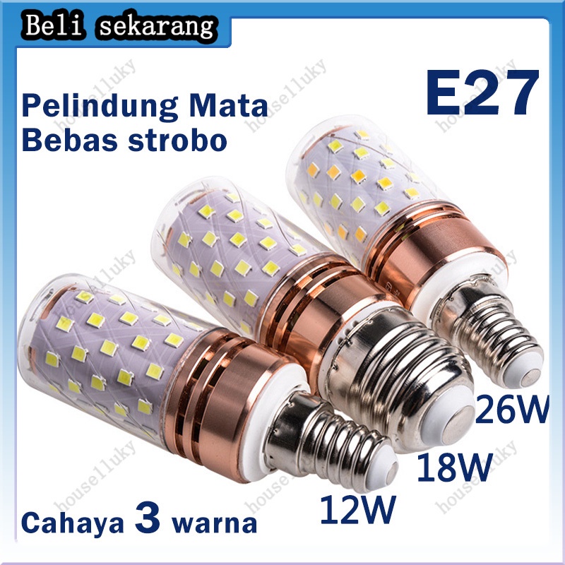 Jual Bohlam LED 3 Warna Bohlam LED Putih Kuning Dan Putih Hangat