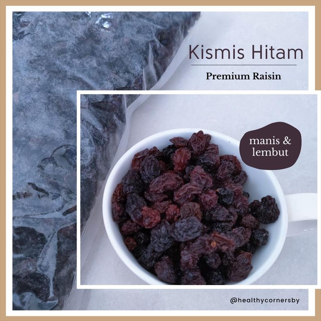 Jual Black Raisin Jumbo Dark Raisin Kismis Hitam Gr