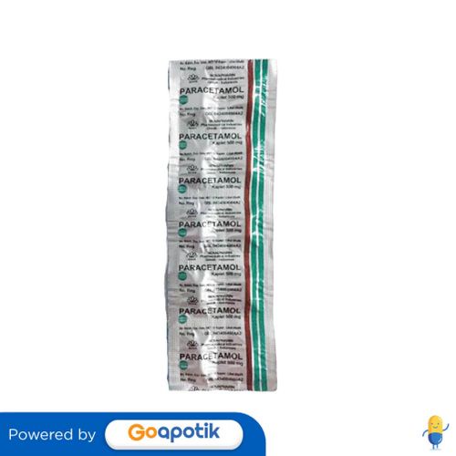 Jual PARACETAMOL NOVAPHARIN 500 MG STRIP 10 KAPLET Shopee Indonesia