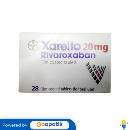 Jual XARELTO 20 MG BOX 28 TABLET Shopee Indonesia