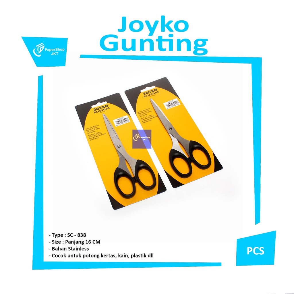 Jual Joyko Sc Gunting Sedang Stainless Steel Pcs Shopee Indonesia