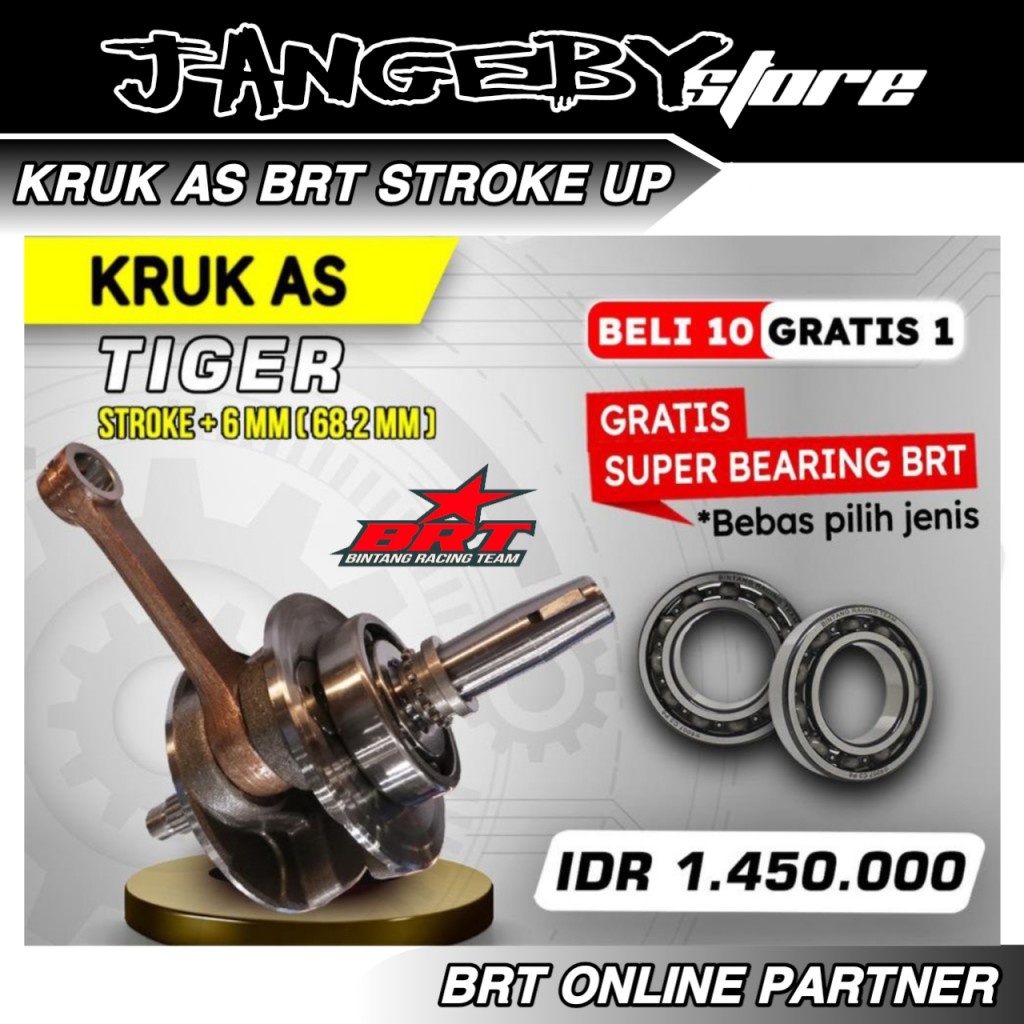 Jual Kruk As BRT Tiger Gl Pro Max Megapro Primus Stroke Up Shopee