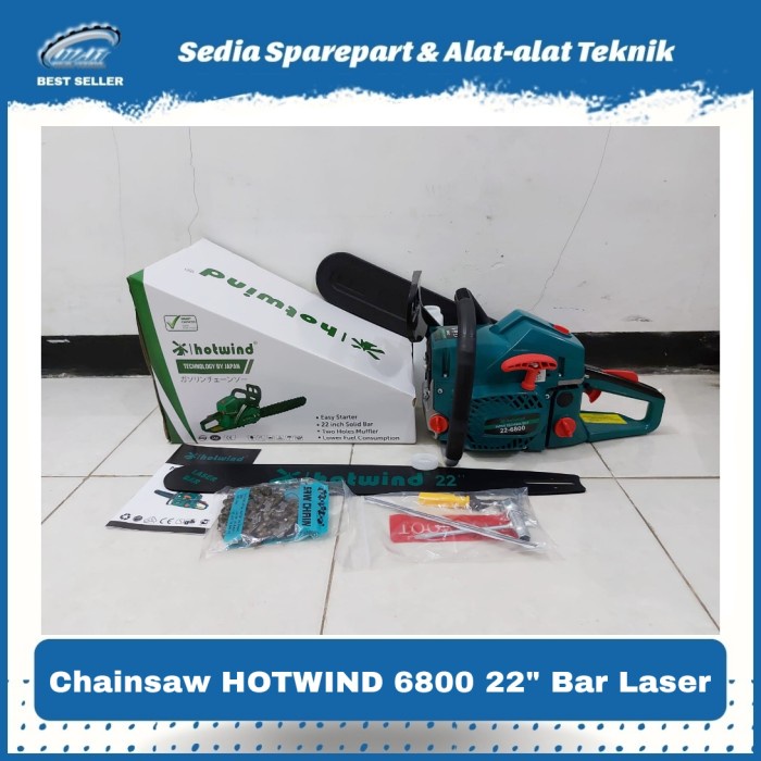 Jual Mesin Gergaji Kayu Hotwind Chainsaw Hotwin Inchi Bar Laser