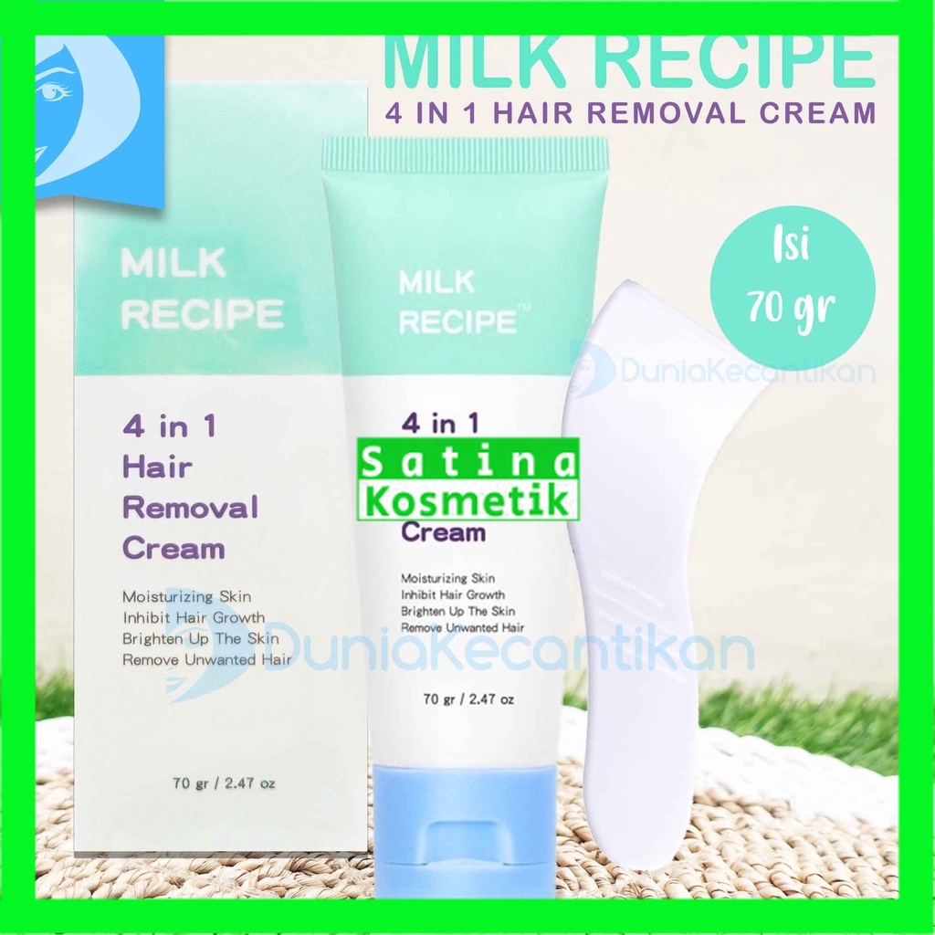 Jual Milk Recipe 4in1 Hair Removal Cream Krim Penghilang Bulu Kaki