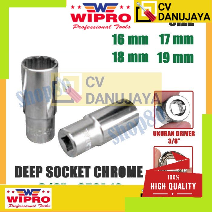 Jual Wipro Mata Kunci Shock Panjang Sok Sock Inci Pt