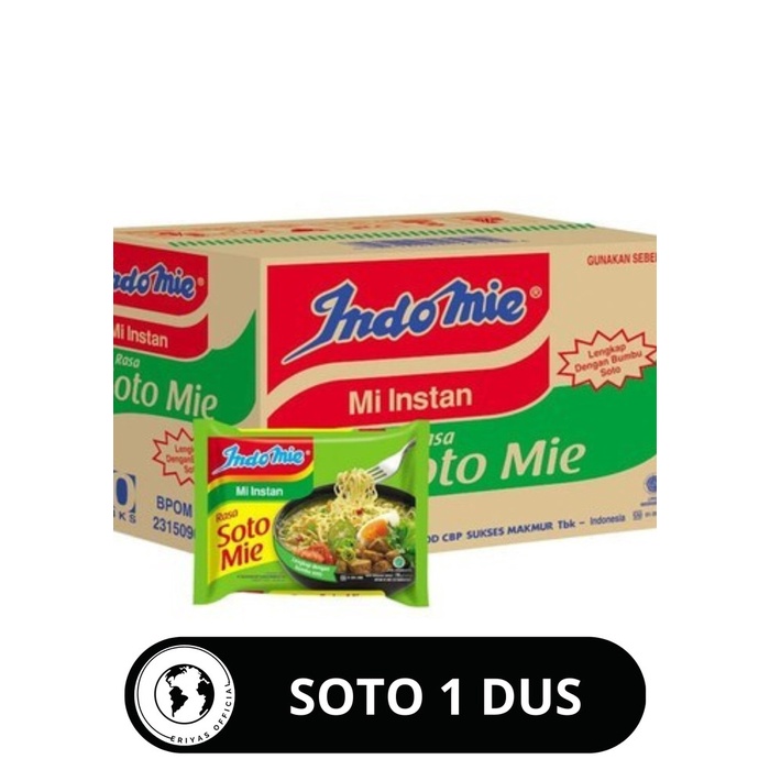 Jual Mie Mi Instant Indomie Rasa Soto Mie 1 Dus Karton Shopee Indonesia