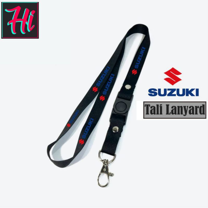 Jual Lanyard Suzuki Tali Lanyard Pt Otomotif Gantungan Kunci Name Tag