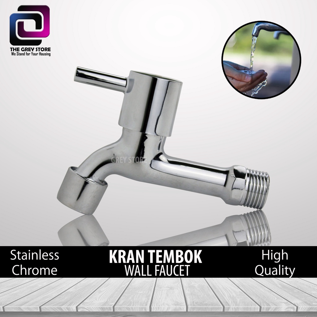 Jual Kran Air Stainless Inci L Keran Tongkat L Cuci Tembok