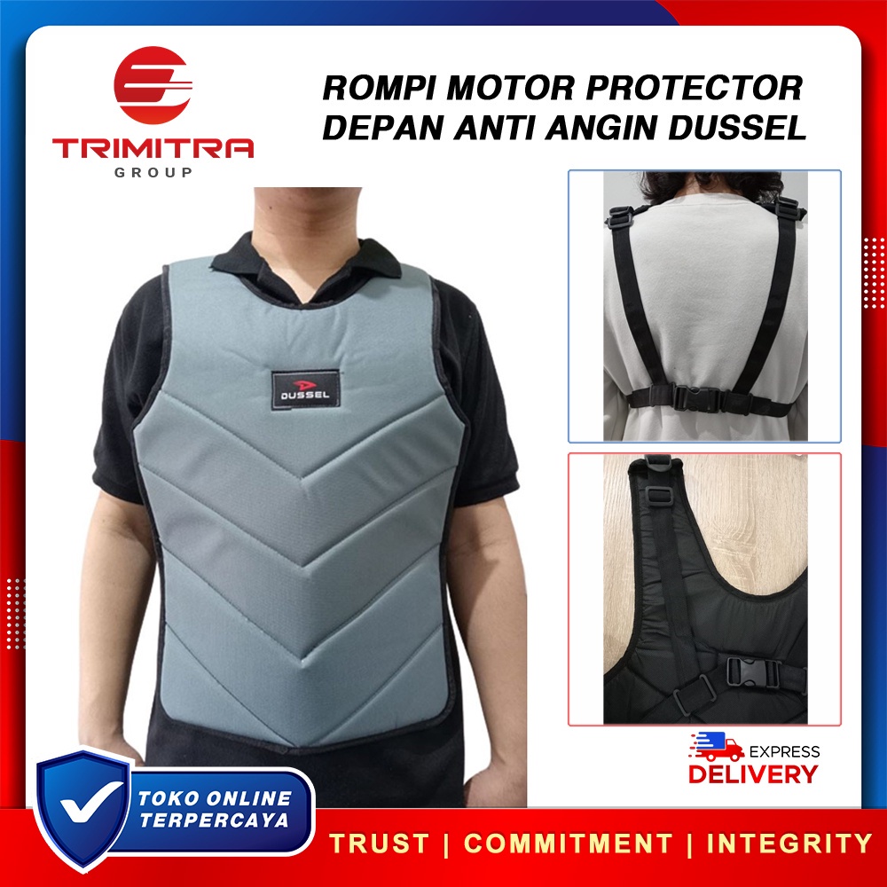 Jual ROMPI MOTOR ANTI ANGIN BODY PROTECTOR PELINDUNG DADA TOURING