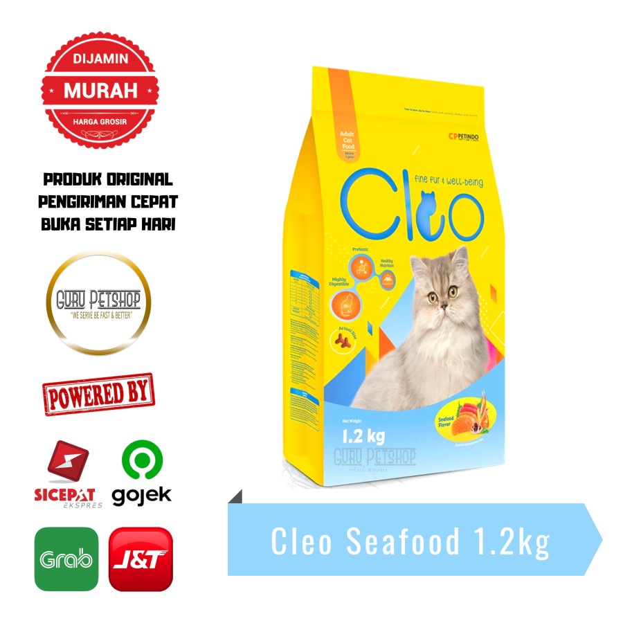 Jual Cleo Seafood 1 2kg Freshpack Makanan Kucing Cleo Seafood Adult 1