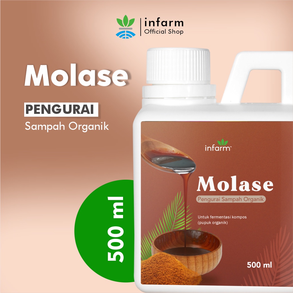 Jual Infarm Molase Tetes Tebu Murni Pengurai Sampah Organik Ml