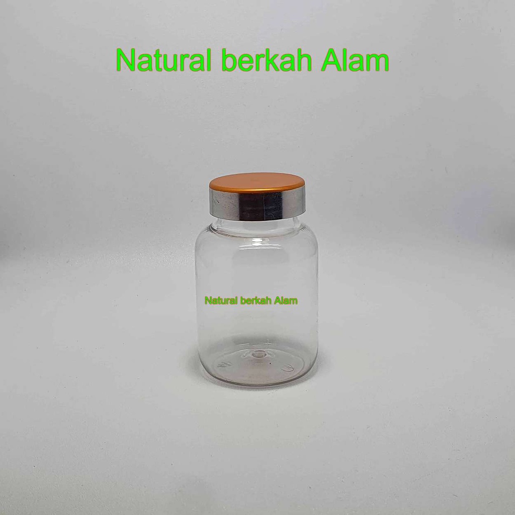 Jual Botol Ml Omega Natural Cap List Silver Botol Obat Botol