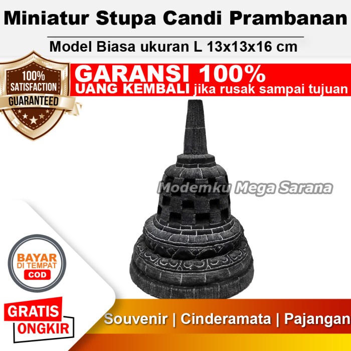 Jual Souvenir Miniatur Stupa Candi Borobudur Cinderamata Biasa L