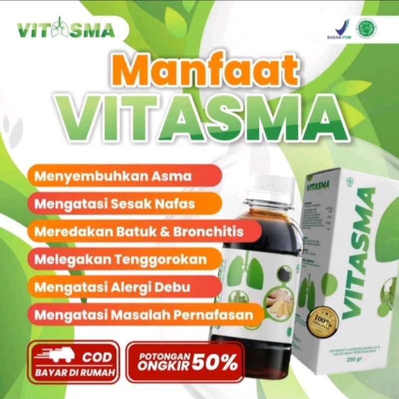 Jual Madu Vitasma Obat Herbal Asma Sesak Nafas TBC Melegakan