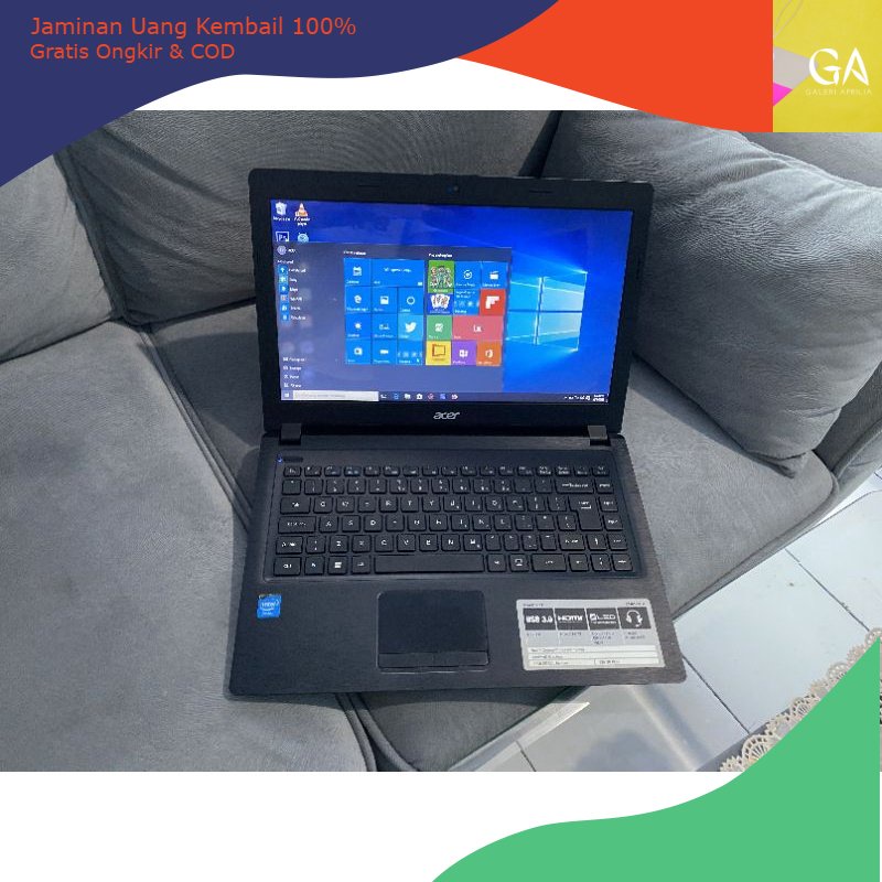 Jual LAPTOP ACER ONE 14 Z1401 SECOND Shopee Indonesia