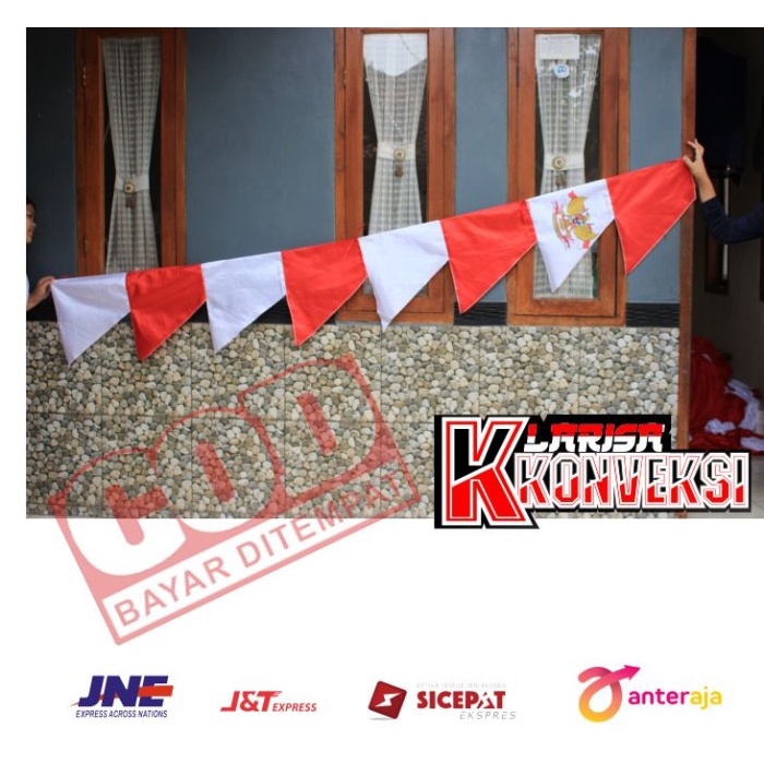 Jual Edd Bendera Umbul Umbul Kodi Pcs Merah Shopee Indonesia