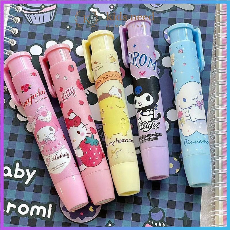 Jual Penghapus Pensil Mekanik Karakter Sanrio Mechanical Eraser Lucu