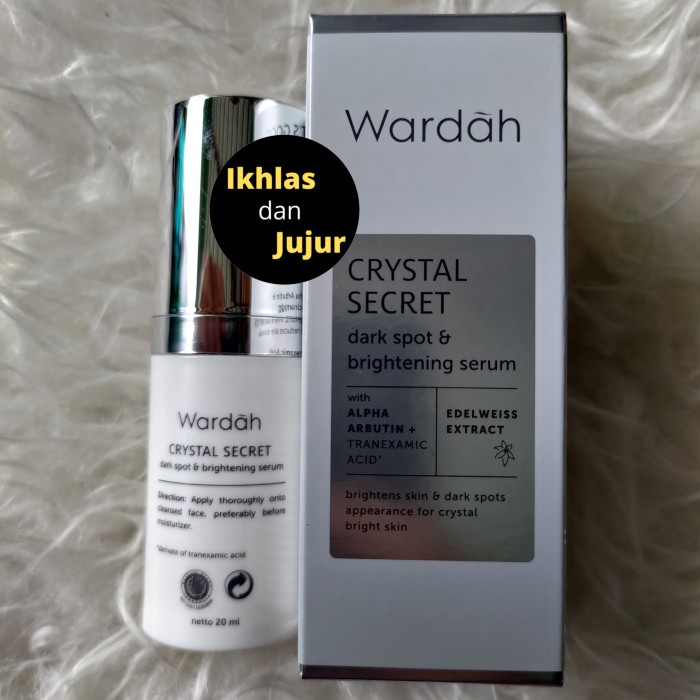 Jual Wardah Crystal Secret Dark Spot Brightening Serum 20 Ml Shopee