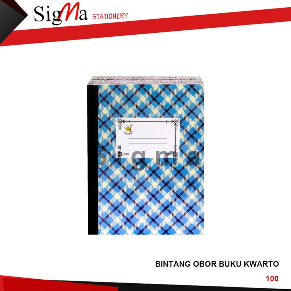 Jual Buku Tulis Kwarto Hardcover BINTANG OBOR 100lembar PCS Shopee