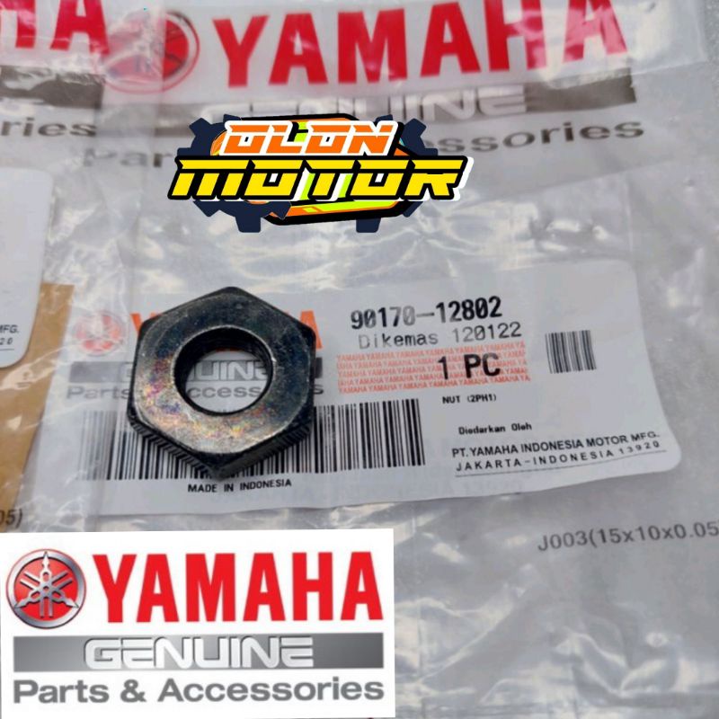 Jual NUT BAUT KAMPAS GANDA NMAX MIO M3 AEROX 155 ORIGINAL YAMAHA