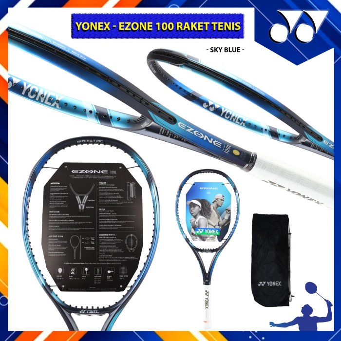 Jual Raket Tenis Yonex EZONE 100L 285 Gr 7TH Gen Sky Blue 2023 Jepang