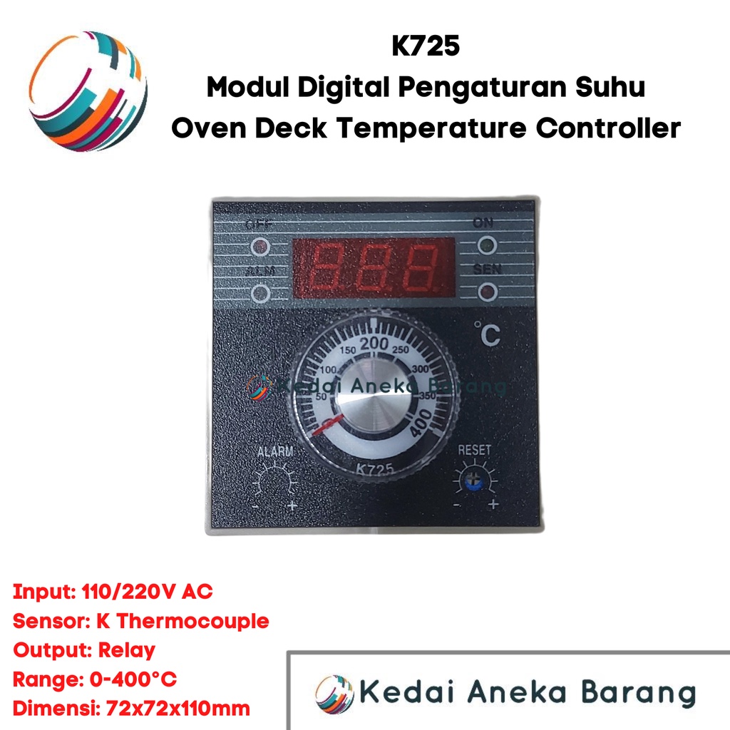 Jual K725 Module Modul Digital Oven Deck Temperature Temperatur Suhu