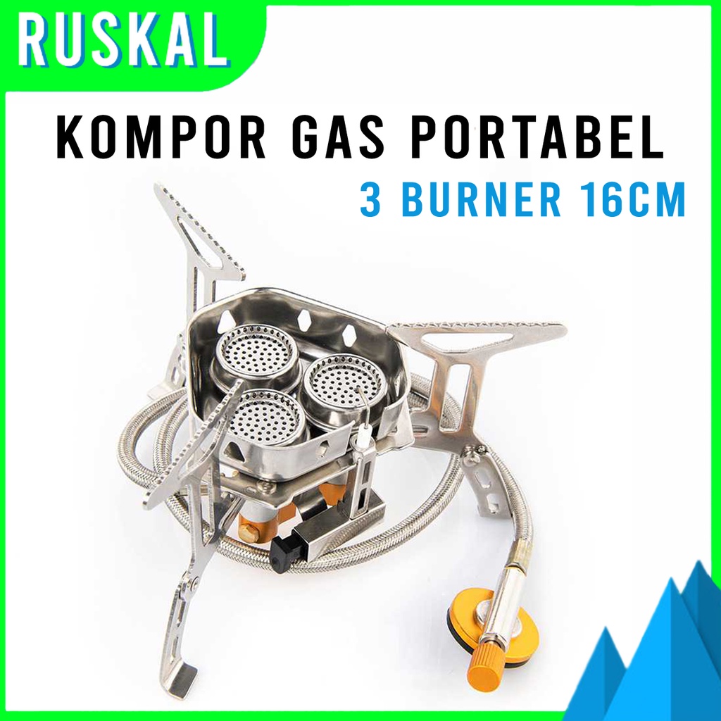 Jual Ruskal Kompor Gas Portabel Burner Untuk Camping Kompor Lipat