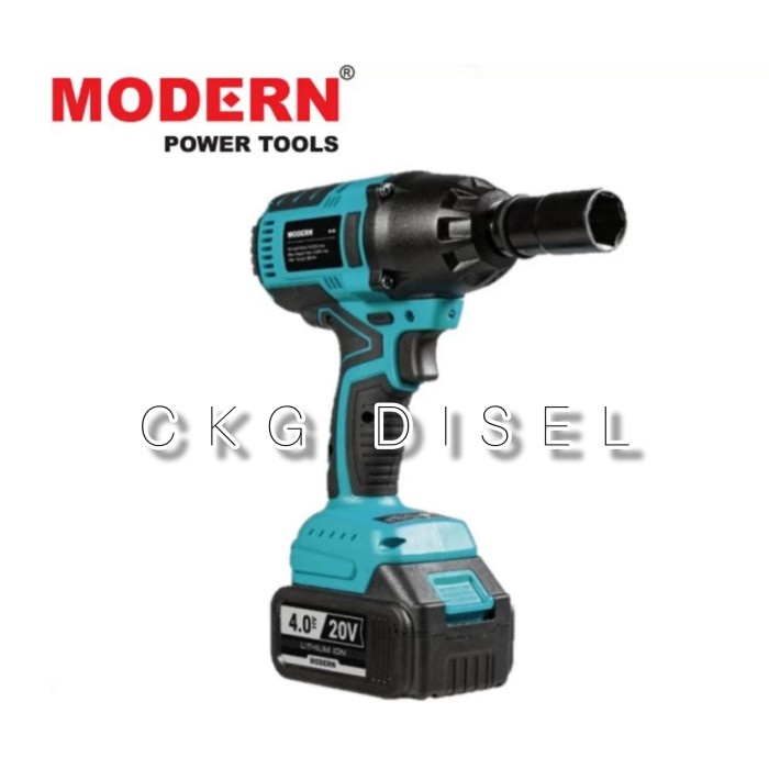 Jual Mesin Bor Impact Wrench Cordless Pembuka Baut Baterai Shopee