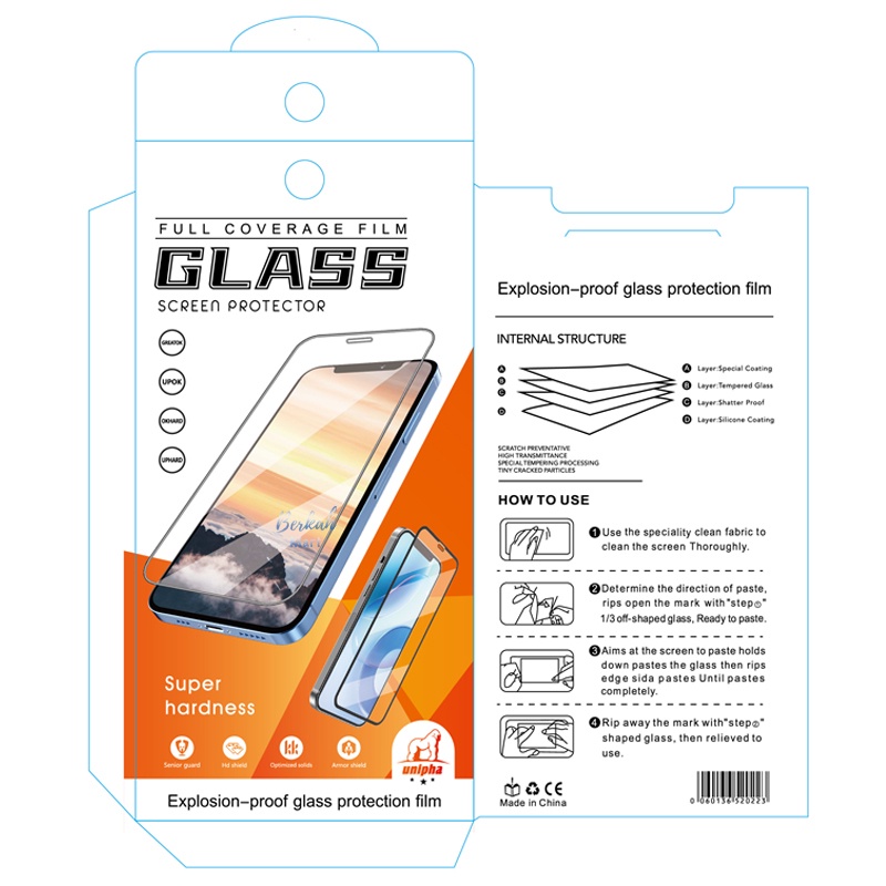 Jual Packingan Tempered Glass New Paper Packaging Dalam Box