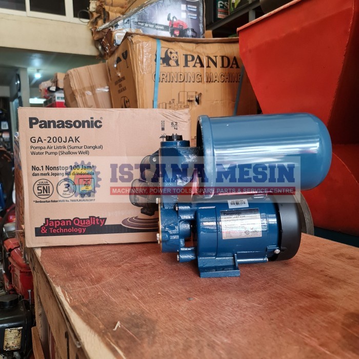 Jual MESIN POMPA AIR LISTRIK PDAM SUMUR DANGKAL PANASONIC GA 200 JAK A