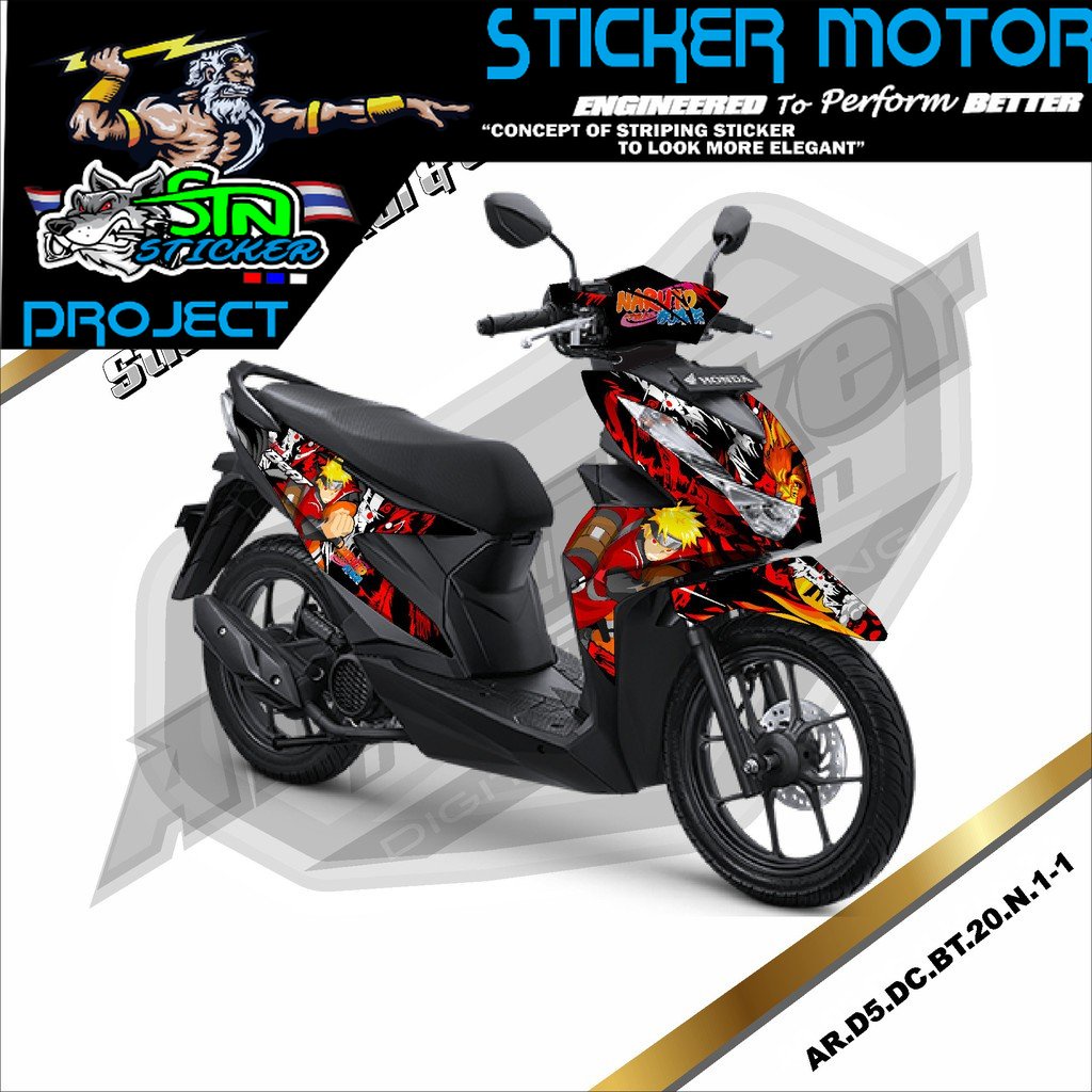 Jual Decal Stiker Full Body Motor BEAT 2020 Decal BEAT DELUXE 2020