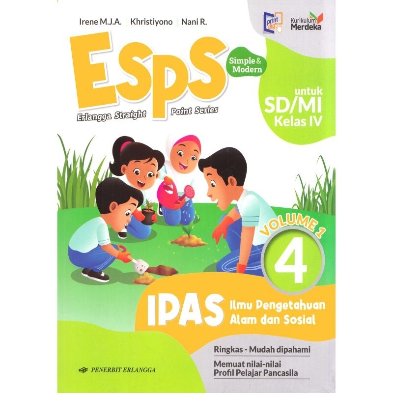 Jual Esps Ilmu Pengetahuan Alam Dan Sosial Kelas Volume Shopee