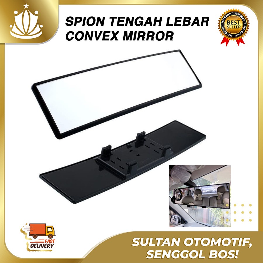 Jual Kaca Spion Tengah Cembung Convex Lebar Tanpa Merek Murah